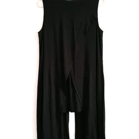 CAbi 3243 Womens Long Line Lagenlook Crossover Asymmetrical Blouse Top Size M - Picture 4 of 7